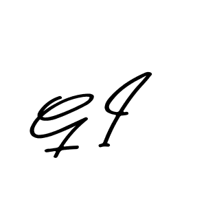 G I stylish signature style. Best Handwritten Sign (Asem Kandis PERSONAL USE) for my name. Handwritten Signature Collection Ideas for my name G I. G I signature style 9 images and pictures png