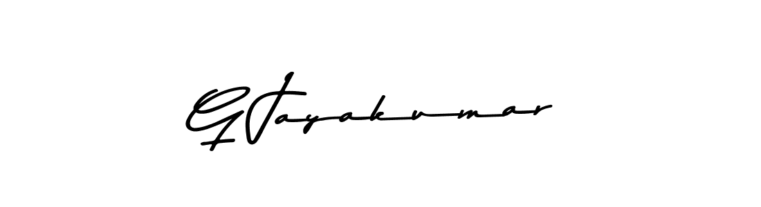 How to make G Jayakumar name signature. Use Asem Kandis PERSONAL USE style for creating short signs online. This is the latest handwritten sign. G Jayakumar signature style 9 images and pictures png