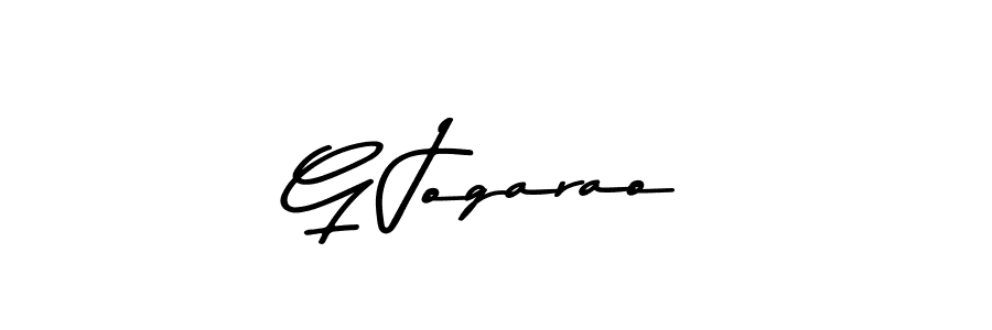 G Jogarao stylish signature style. Best Handwritten Sign (Asem Kandis PERSONAL USE) for my name. Handwritten Signature Collection Ideas for my name G Jogarao. G Jogarao signature style 9 images and pictures png