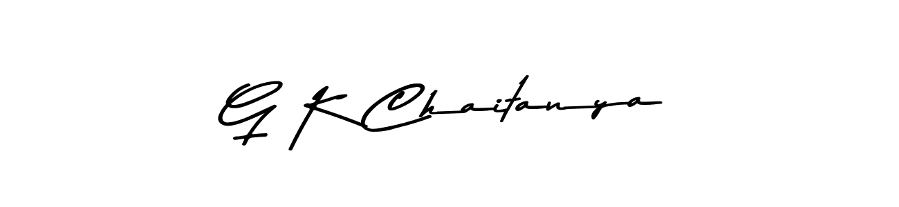 G K Chaitanya stylish signature style. Best Handwritten Sign (Asem Kandis PERSONAL USE) for my name. Handwritten Signature Collection Ideas for my name G K Chaitanya. G K Chaitanya signature style 9 images and pictures png
