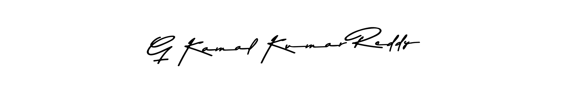 Also You can easily find your signature by using the search form. We will create G Kamal Kumar Reddy name handwritten signature images for you free of cost using Asem Kandis PERSONAL USE sign style. G Kamal Kumar Reddy signature style 9 images and pictures png