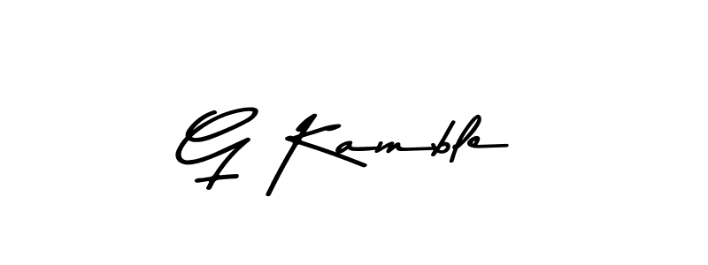 Also You can easily find your signature by using the search form. We will create G Kamble name handwritten signature images for you free of cost using Asem Kandis PERSONAL USE sign style. G Kamble signature style 9 images and pictures png