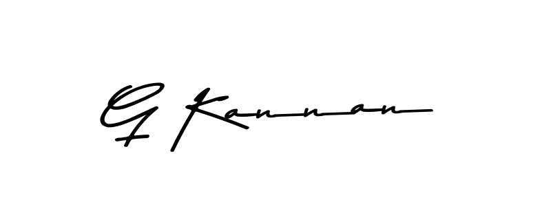 G Kannan stylish signature style. Best Handwritten Sign (Asem Kandis PERSONAL USE) for my name. Handwritten Signature Collection Ideas for my name G Kannan. G Kannan signature style 9 images and pictures png