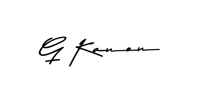 How to make G Kanon signature? Asem Kandis PERSONAL USE is a professional autograph style. Create handwritten signature for G Kanon name. G Kanon signature style 9 images and pictures png