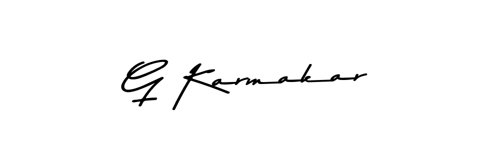The best way (Asem Kandis PERSONAL USE) to make a short signature is to pick only two or three words in your name. The name G Karmakar include a total of six letters. For converting this name. G Karmakar signature style 9 images and pictures png