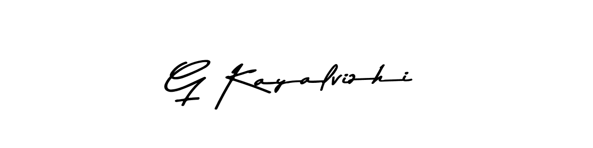 How to make G Kayalvizhi signature? Asem Kandis PERSONAL USE is a professional autograph style. Create handwritten signature for G Kayalvizhi name. G Kayalvizhi signature style 9 images and pictures png