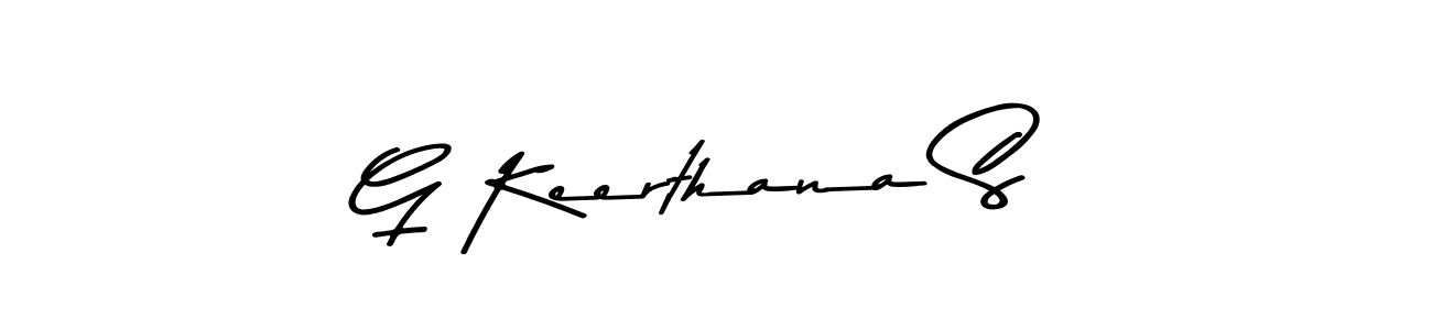 This is the best signature style for the G Keerthana S name. Also you like these signature font (Asem Kandis PERSONAL USE). Mix name signature. G Keerthana S signature style 9 images and pictures png