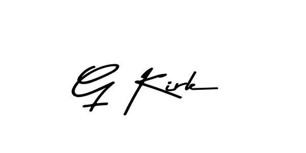 Also we have G Kirk name is the best signature style. Create professional handwritten signature collection using Asem Kandis PERSONAL USE autograph style. G Kirk signature style 9 images and pictures png