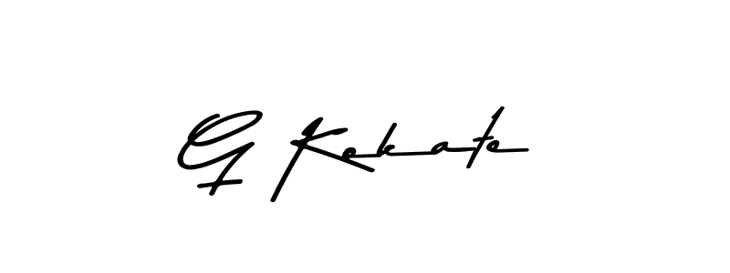 Also You can easily find your signature by using the search form. We will create G Kokate name handwritten signature images for you free of cost using Asem Kandis PERSONAL USE sign style. G Kokate signature style 9 images and pictures png