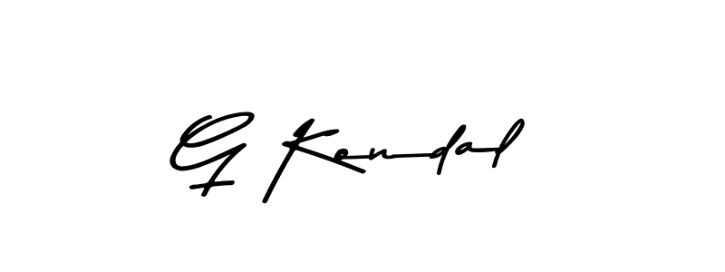 You should practise on your own different ways (Asem Kandis PERSONAL USE) to write your name (G Kondal) in signature. don't let someone else do it for you. G Kondal signature style 9 images and pictures png