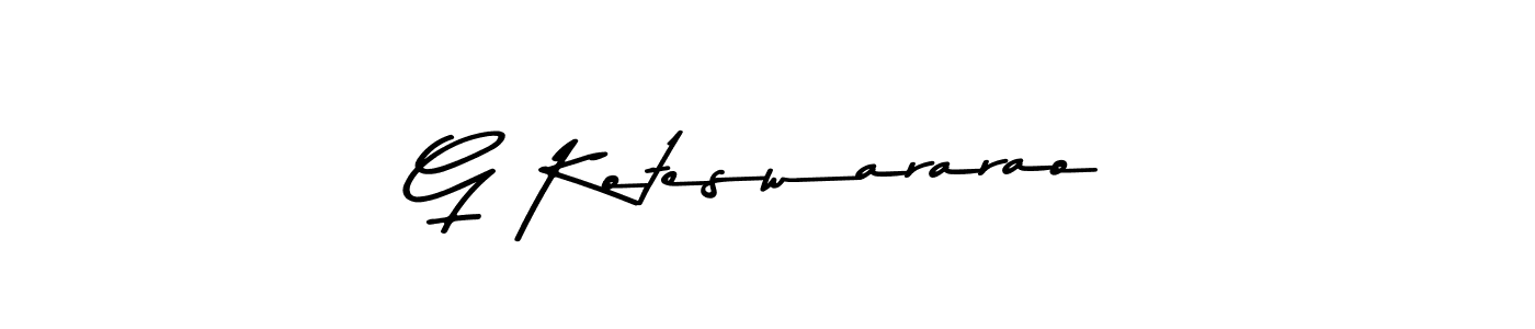 Use a signature maker to create a handwritten signature online. With this signature software, you can design (Asem Kandis PERSONAL USE) your own signature for name G Koteswararao. G Koteswararao signature style 9 images and pictures png