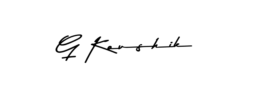 Similarly Asem Kandis PERSONAL USE is the best handwritten signature design. Signature creator online .You can use it as an online autograph creator for name G Koushik. G Koushik signature style 9 images and pictures png