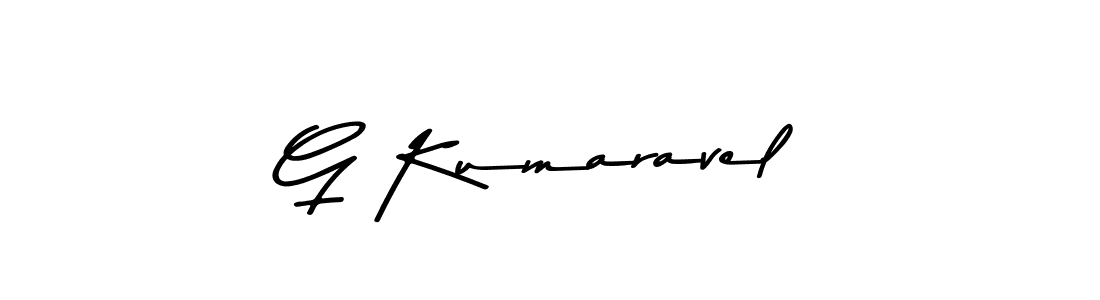 Design your own signature with our free online signature maker. With this signature software, you can create a handwritten (Asem Kandis PERSONAL USE) signature for name G Kumaravel. G Kumaravel signature style 9 images and pictures png