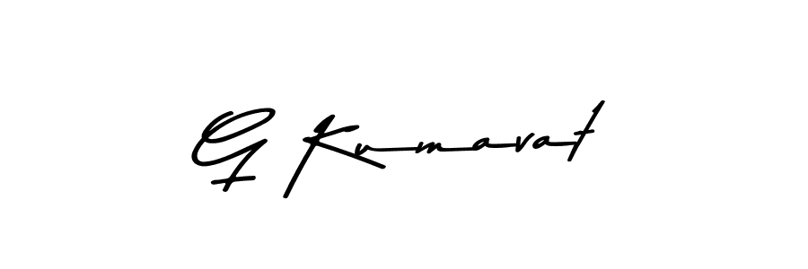 The best way (Asem Kandis PERSONAL USE) to make a short signature is to pick only two or three words in your name. The name G Kumavat include a total of six letters. For converting this name. G Kumavat signature style 9 images and pictures png