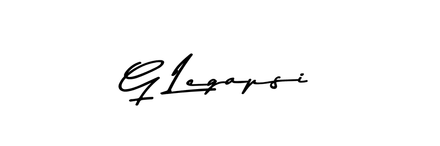 Use a signature maker to create a handwritten signature online. With this signature software, you can design (Asem Kandis PERSONAL USE) your own signature for name G Legapsi. G Legapsi signature style 9 images and pictures png
