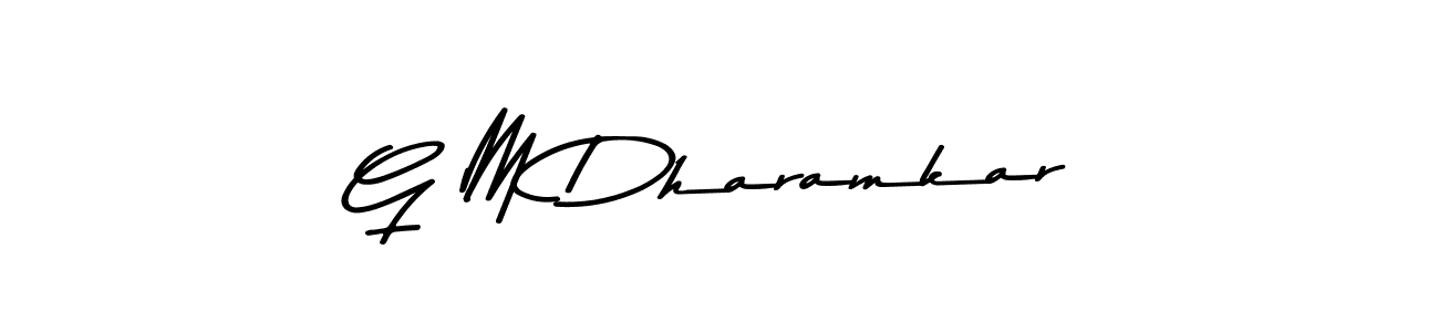 How to Draw G M Dharamkar signature style? Asem Kandis PERSONAL USE is a latest design signature styles for name G M Dharamkar. G M Dharamkar signature style 9 images and pictures png