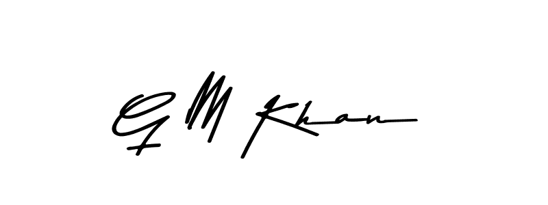 The best way (Asem Kandis PERSONAL USE) to make a short signature is to pick only two or three words in your name. The name G M Khan include a total of six letters. For converting this name. G M Khan signature style 9 images and pictures png