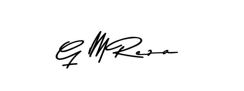 The best way (Asem Kandis PERSONAL USE) to make a short signature is to pick only two or three words in your name. The name G M Reza include a total of six letters. For converting this name. G M Reza signature style 9 images and pictures png