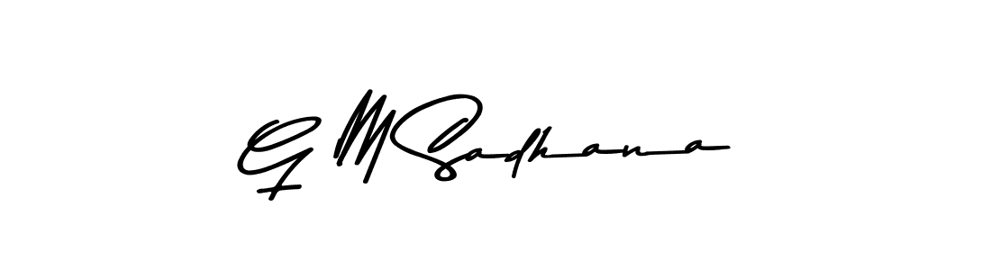 Make a beautiful signature design for name G M Sadhana. Use this online signature maker to create a handwritten signature for free. G M Sadhana signature style 9 images and pictures png