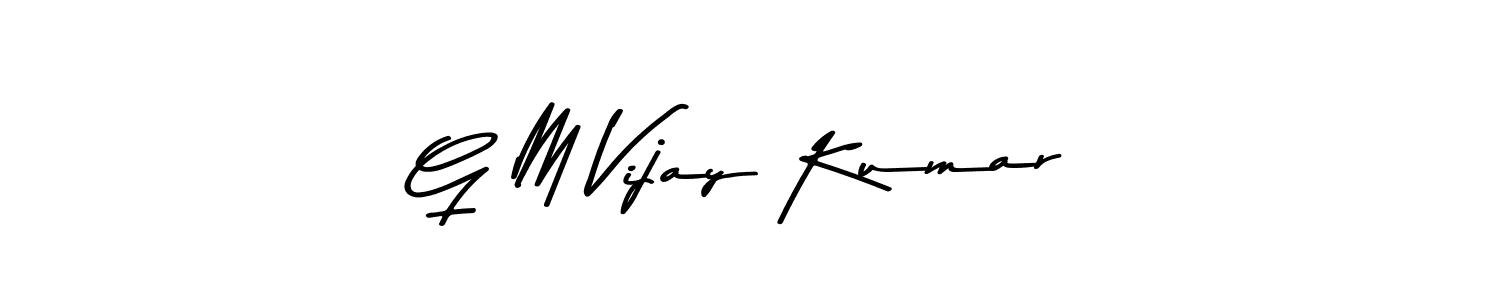 You should practise on your own different ways (Asem Kandis PERSONAL USE) to write your name (G M Vijay Kumar) in signature. don't let someone else do it for you. G M Vijay Kumar signature style 9 images and pictures png