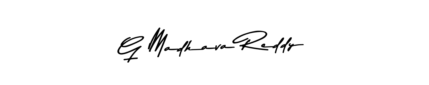 Design your own signature with our free online signature maker. With this signature software, you can create a handwritten (Asem Kandis PERSONAL USE) signature for name G Madhava Reddy. G Madhava Reddy signature style 9 images and pictures png