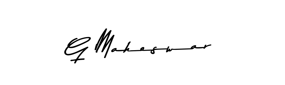 How to make G Maheswar signature? Asem Kandis PERSONAL USE is a professional autograph style. Create handwritten signature for G Maheswar name. G Maheswar signature style 9 images and pictures png