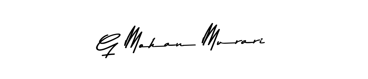Make a short G Mohan Murari signature style. Manage your documents anywhere anytime using Asem Kandis PERSONAL USE. Create and add eSignatures, submit forms, share and send files easily. G Mohan Murari signature style 9 images and pictures png