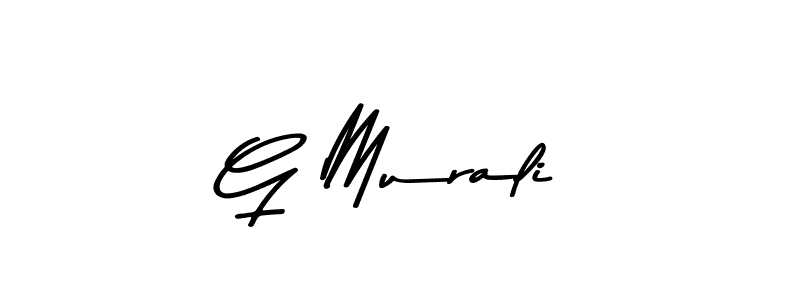 You should practise on your own different ways (Asem Kandis PERSONAL USE) to write your name (G Murali) in signature. don't let someone else do it for you. G Murali signature style 9 images and pictures png