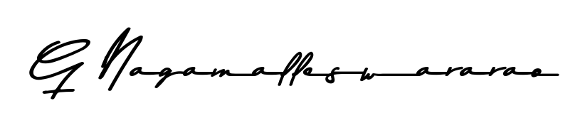Similarly Asem Kandis PERSONAL USE is the best handwritten signature design. Signature creator online. You can use it as an online autograph creator for name G Nagamalleswararao. G Nagamalleswararao signature style 9 images and pictures png