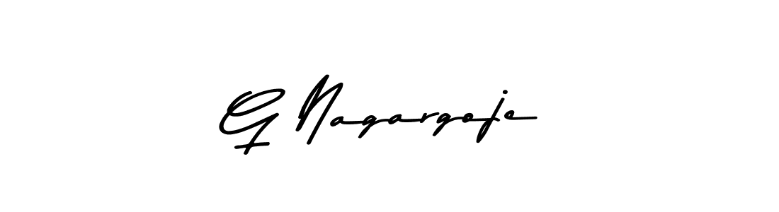 How to make G Nagargoje signature? Asem Kandis PERSONAL USE is a professional autograph style. Create handwritten signature for G Nagargoje name. G Nagargoje signature style 9 images and pictures png