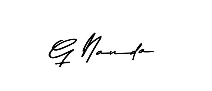 Similarly Asem Kandis PERSONAL USE is the best handwritten signature design. Signature creator online .You can use it as an online autograph creator for name G Nanda. G Nanda signature style 9 images and pictures png