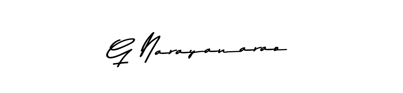 How to make G Narayanarao signature? Asem Kandis PERSONAL USE is a professional autograph style. Create handwritten signature for G Narayanarao name. G Narayanarao signature style 9 images and pictures png
