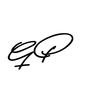 Make a beautiful signature design for name G P. With this signature (Asem Kandis PERSONAL USE) style, you can create a handwritten signature for free. G P signature style 9 images and pictures png