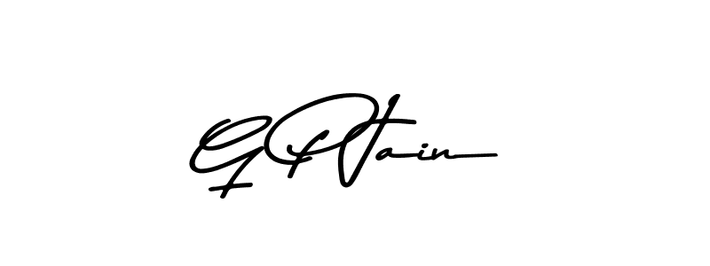 The best way (Asem Kandis PERSONAL USE) to make a short signature is to pick only two or three words in your name. The name G P Jain include a total of six letters. For converting this name. G P Jain signature style 9 images and pictures png