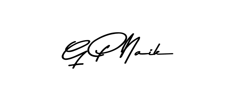 How to make G P Naik signature? Asem Kandis PERSONAL USE is a professional autograph style. Create handwritten signature for G P Naik name. G P Naik signature style 9 images and pictures png