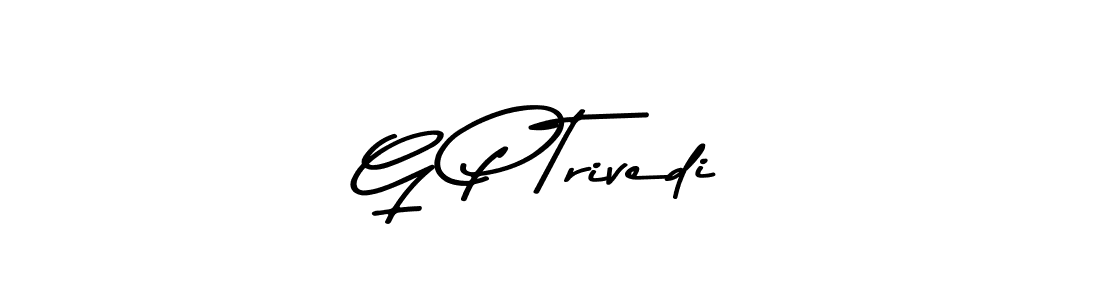 Also You can easily find your signature by using the search form. We will create G P Trivedi name handwritten signature images for you free of cost using Asem Kandis PERSONAL USE sign style. G P Trivedi signature style 9 images and pictures png