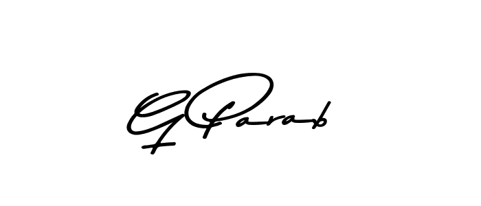 How to make G Parab signature? Asem Kandis PERSONAL USE is a professional autograph style. Create handwritten signature for G Parab name. G Parab signature style 9 images and pictures png