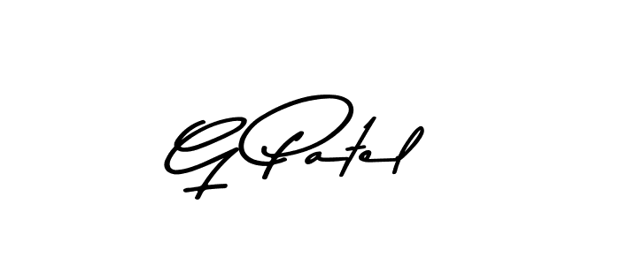 Design your own signature with our free online signature maker. With this signature software, you can create a handwritten (Asem Kandis PERSONAL USE) signature for name G Patel. G Patel signature style 9 images and pictures png