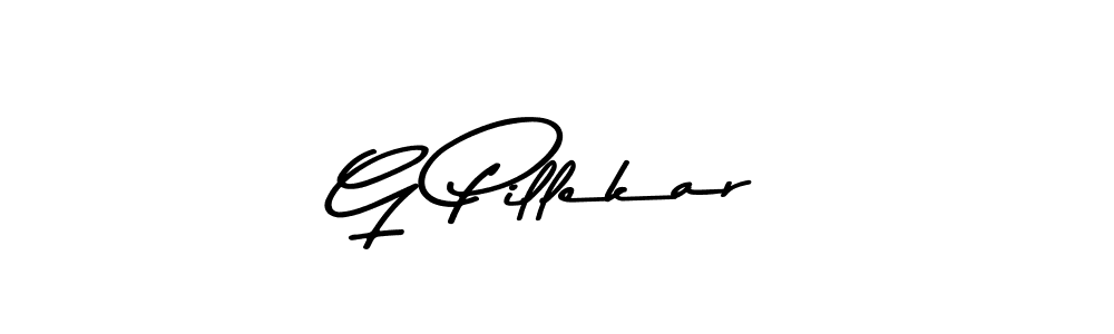 Similarly Asem Kandis PERSONAL USE is the best handwritten signature design. Signature creator online .You can use it as an online autograph creator for name G Pillekar. G Pillekar signature style 9 images and pictures png