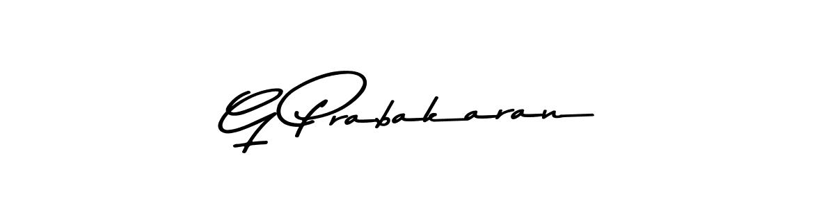How to make G Prabakaran signature? Asem Kandis PERSONAL USE is a professional autograph style. Create handwritten signature for G Prabakaran name. G Prabakaran signature style 9 images and pictures png