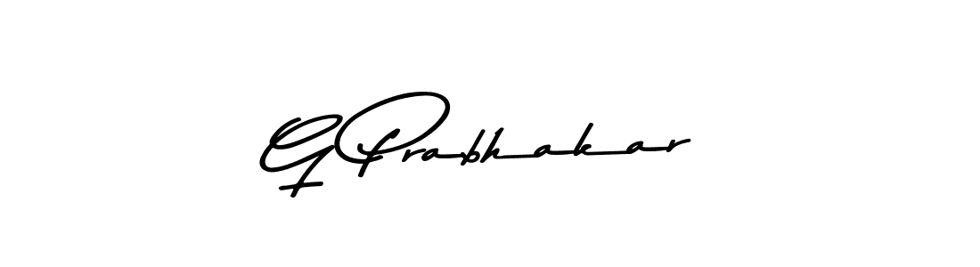 How to make G Prabhakar signature? Asem Kandis PERSONAL USE is a professional autograph style. Create handwritten signature for G Prabhakar name. G Prabhakar signature style 9 images and pictures png