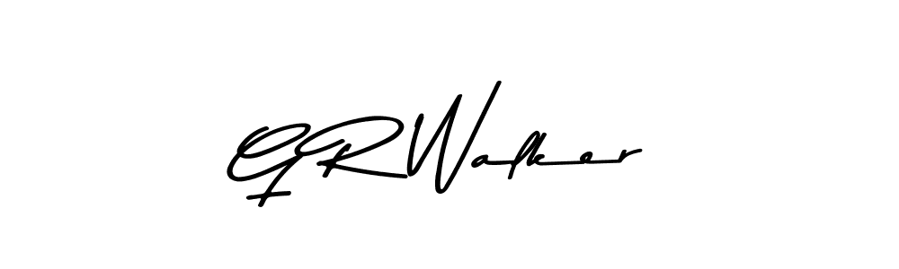 G R Walker stylish signature style. Best Handwritten Sign (Asem Kandis PERSONAL USE) for my name. Handwritten Signature Collection Ideas for my name G R Walker. G R Walker signature style 9 images and pictures png