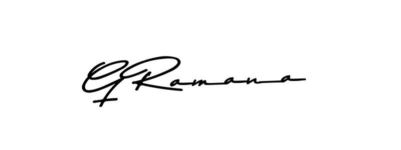 Also we have G Ramana name is the best signature style. Create professional handwritten signature collection using Asem Kandis PERSONAL USE autograph style. G Ramana signature style 9 images and pictures png