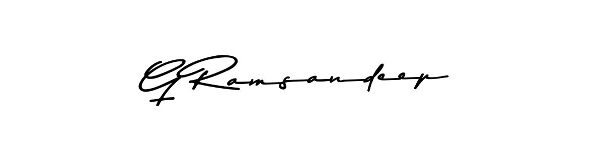 if you are searching for the best signature style for your name G Ramsandeep. so please give up your signature search. here we have designed multiple signature styles  using Asem Kandis PERSONAL USE. G Ramsandeep signature style 9 images and pictures png