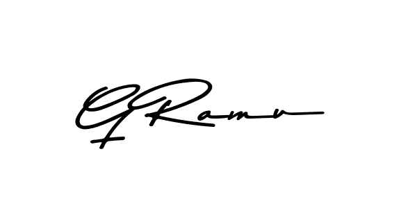 You should practise on your own different ways (Asem Kandis PERSONAL USE) to write your name (G Ramu) in signature. don't let someone else do it for you. G Ramu signature style 9 images and pictures png