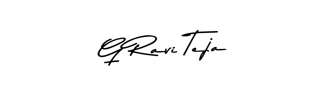 Design your own signature with our free online signature maker. With this signature software, you can create a handwritten (Asem Kandis PERSONAL USE) signature for name G Ravi Teja. G Ravi Teja signature style 9 images and pictures png