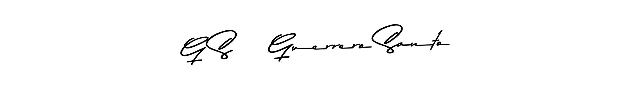 Similarly Asem Kandis PERSONAL USE is the best handwritten signature design. Signature creator online .You can use it as an online autograph creator for name G S    Guerrero Santo. G S    Guerrero Santo signature style 9 images and pictures png