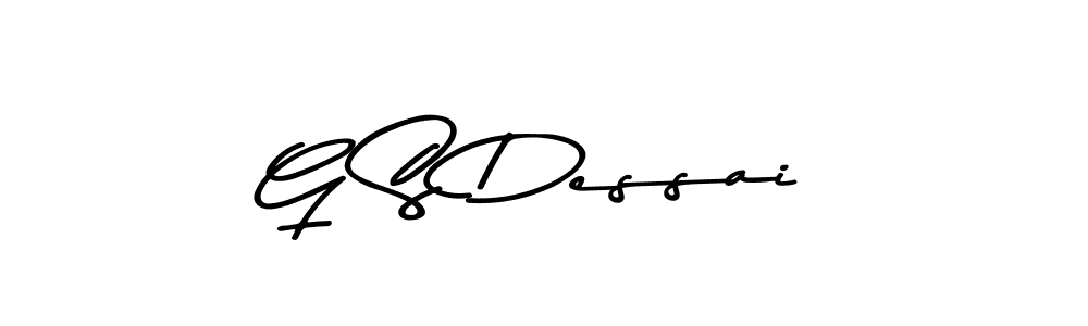 Also we have G S Dessai name is the best signature style. Create professional handwritten signature collection using Asem Kandis PERSONAL USE autograph style. G S Dessai signature style 9 images and pictures png