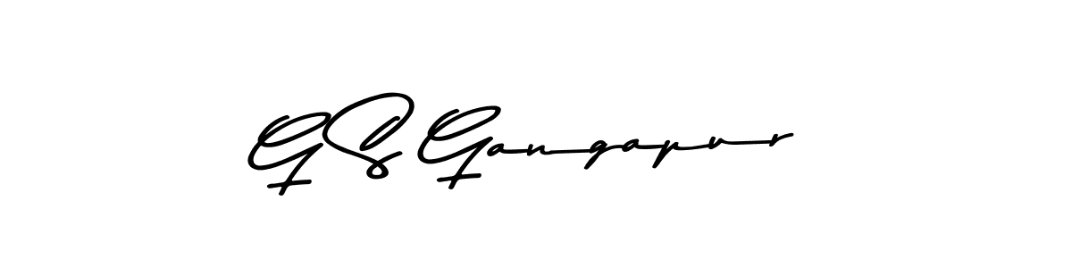 Make a short G S Gangapur signature style. Manage your documents anywhere anytime using Asem Kandis PERSONAL USE. Create and add eSignatures, submit forms, share and send files easily. G S Gangapur signature style 9 images and pictures png