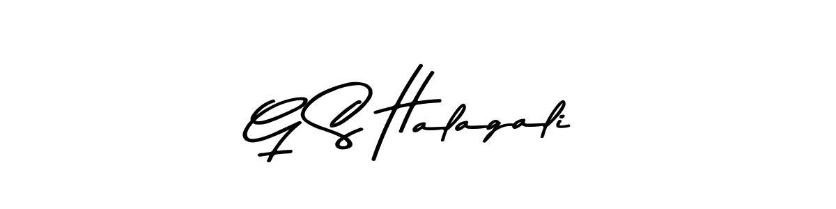 You should practise on your own different ways (Asem Kandis PERSONAL USE) to write your name (G S Halagali) in signature. don't let someone else do it for you. G S Halagali signature style 9 images and pictures png